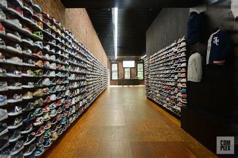 complex sneaker shop.